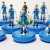 Subbuteo Andrew Table Soccer Coventry City 1981-1983 with Talbot commercial logo on classic Hasbro bases